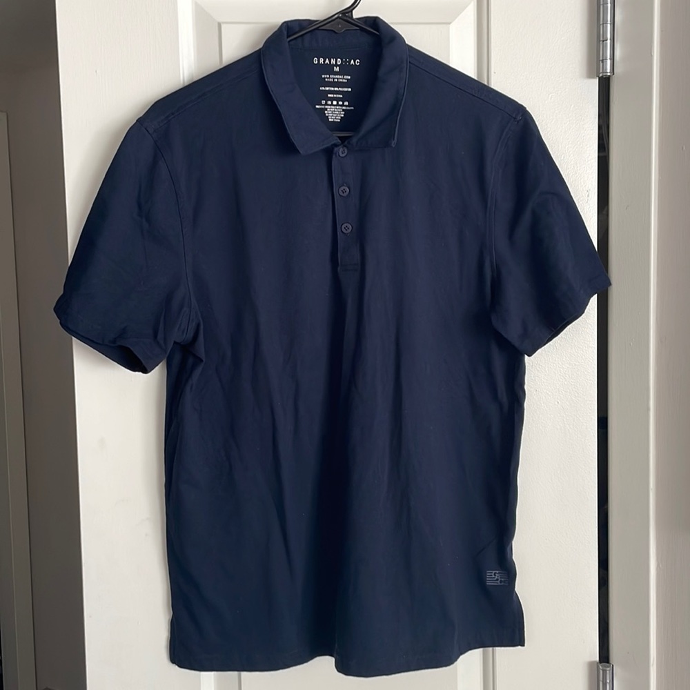 *NWOT* Grand AC Navy Polo